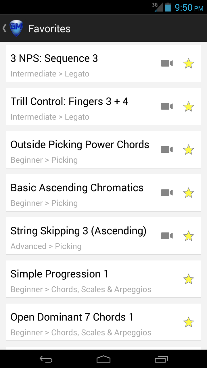 Guitar mageddon Pro Screen 3