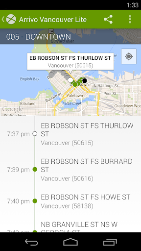 【免費交通運輸App】Arrivo Vancouver Lite Transit-APP點子
