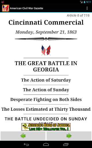 【免費教育App】1863 Sept Am Civil War Gazette-APP點子