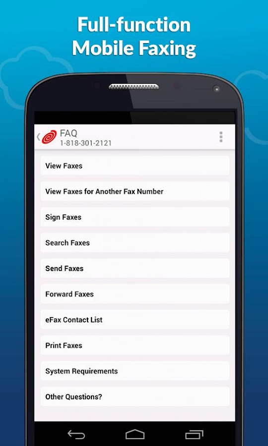   eFax – Send Fax From Phone– skärmdump 