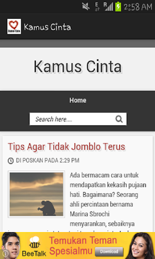 Kamus Cinta