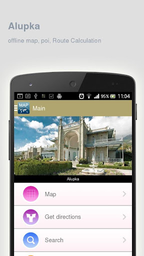 Alupka Map offline