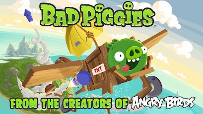 لعبة الخنازير المشاغبه الطائره للأندرويد Bad Piggies