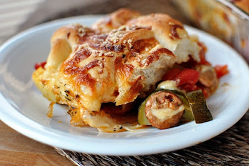 Breadstick and Pizza Casserole