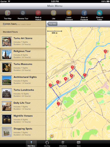 【免費旅遊App】Turku Map and Walks-APP點子