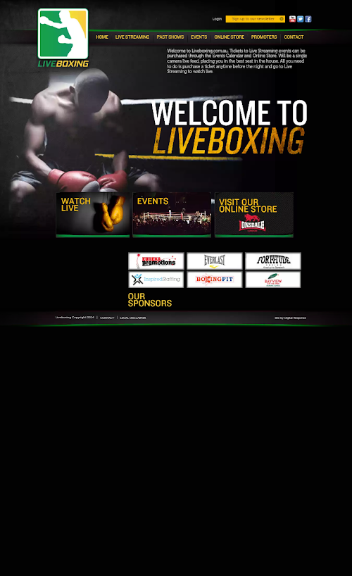Android application Liveboxing.com.au screenshort