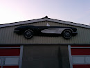 Super Sports Car on Wall
