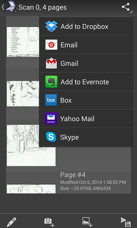   Mobile Doc Scanner 3 + OCR: captura de tela 