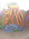 Volcano Mural 