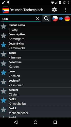 Offline German Czech Dict.