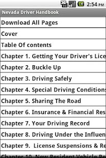 Free Nevada Driver Handbook APK for Android