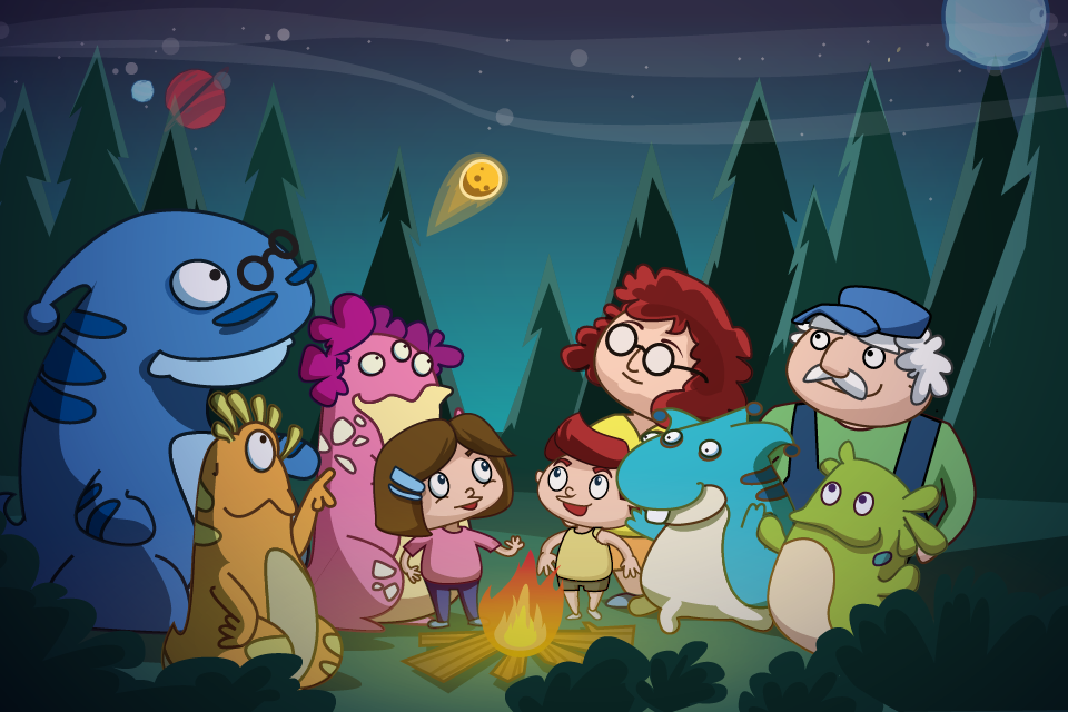 Android application Alien Story - Fairy Tale for Kids screenshort