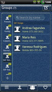 Download GOContacts theme Denim APK