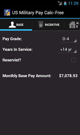 US Military Pay Calc Free