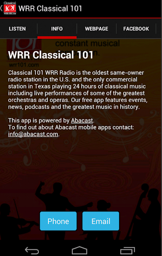 Classical 101 WRR Radio