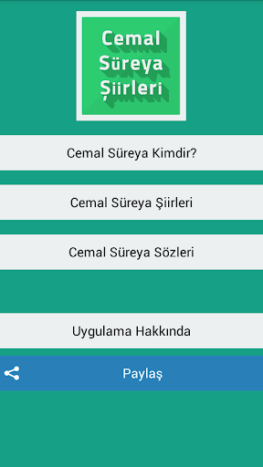 Cemal Süreya'nın Şiirleri