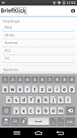 BriefKlick - Briefe versenden APK 屏幕截图图片 #1