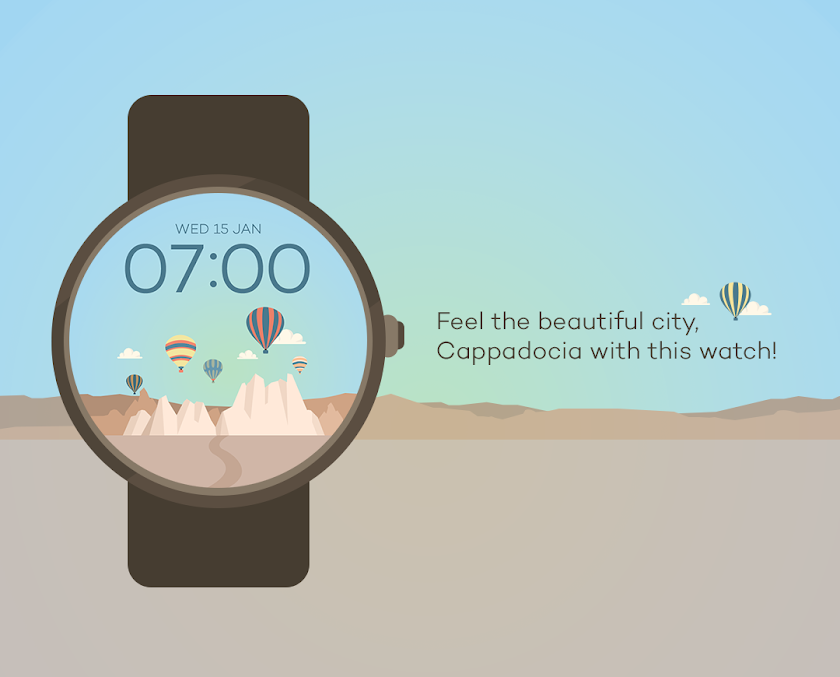 Cappadocia watchface by Sol Screen 3