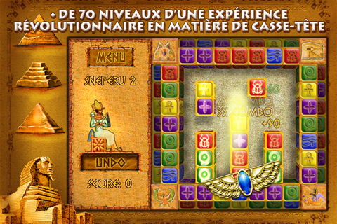 Android application Brickshooter Egypt (Full) screenshort