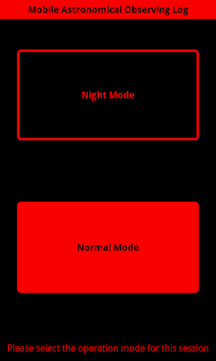 Mobile Astro Observing Log