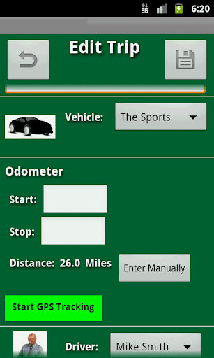 Track My Mileage and Time