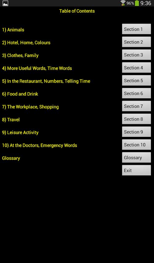 Android application Linkword French Complete screenshort