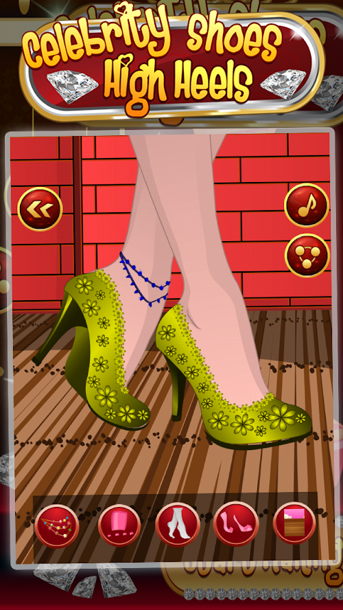 Android application Celebrity High Heels Shoes screenshort