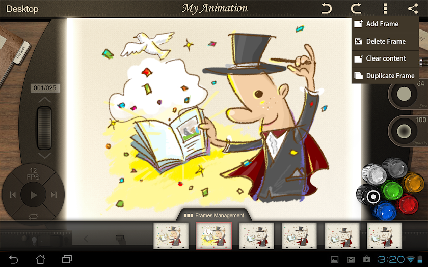 Animation Desk Premium Screen 3