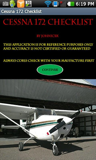 Cessna 172 Checklist