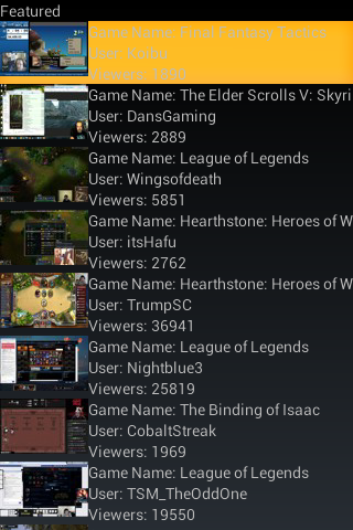 Game Streamer Watcher