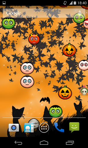 【免費個人化App】Funny Orange Halloween LWP-APP點子