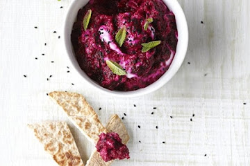 Beetroot & mint dip