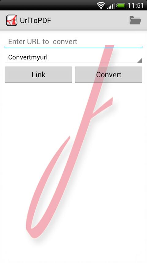 Android application UrlToPDFPro screenshort