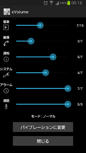 Volume Control sVolume