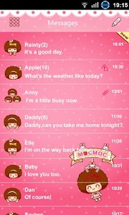 Download GO SMS PRO HELLOMOCMOC THEME APK