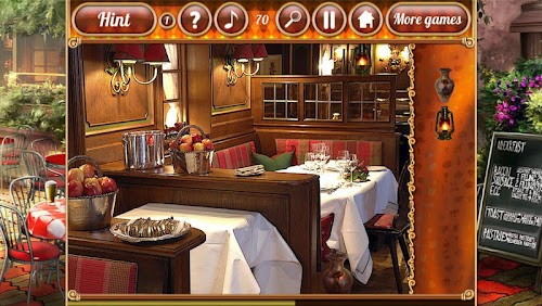 Android application Hidden Restaurant screenshort