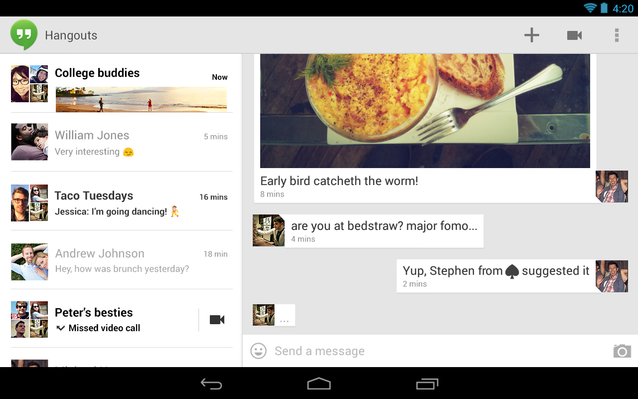 Hangouts Android