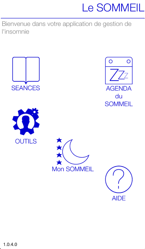 Android application Le SOMMEIL screenshort