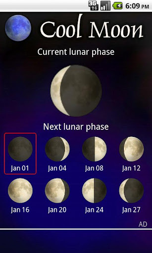 Cool Moon - lunar calendar