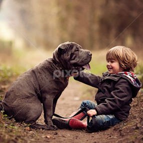 I Love My Doggie by Claire Conybeare - Chinchilla Photography - Babies & Children Toddlers