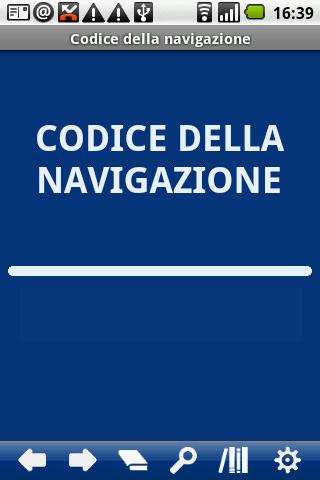 Italian Navigation Code