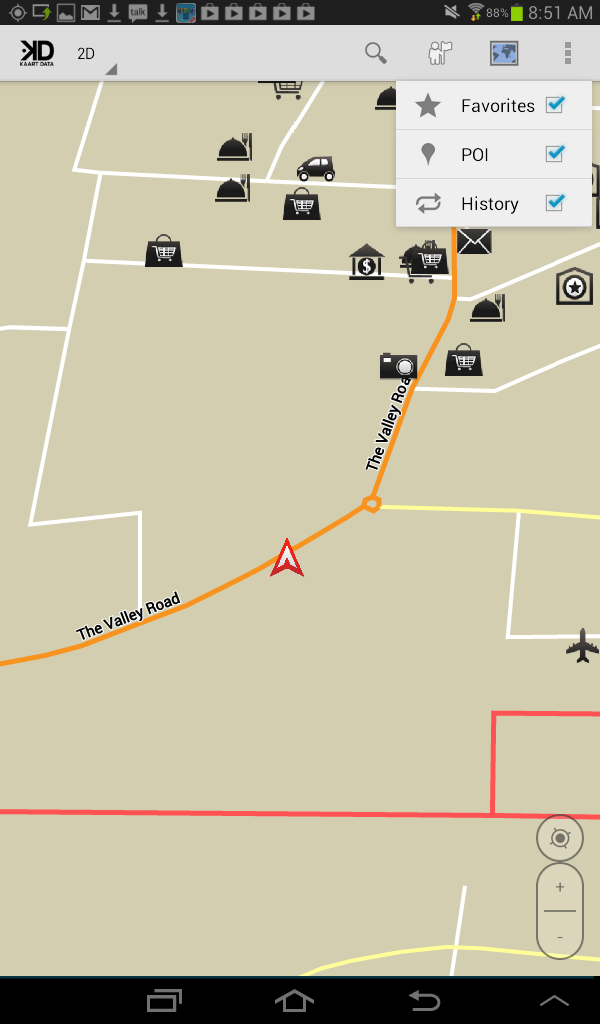 Dominican Republic GPS Map Screen 2