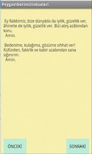 Lastest PEYGAMBERİMİZİN (SAV) DUALARI APK for Android