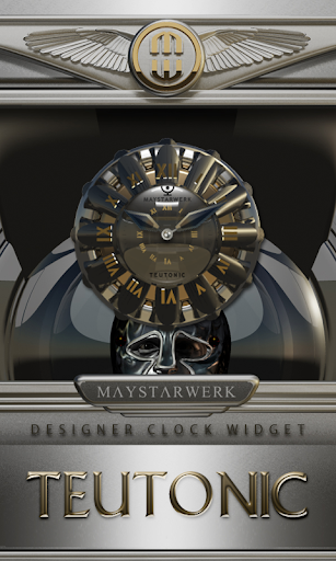 Clock Widget Teutonic
