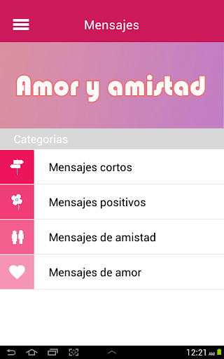 Msj de Amor y Amistad