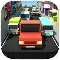 Blocky Pixel Car Traffic Racer icon