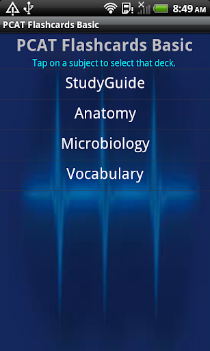 PCAT Flashcards Basic