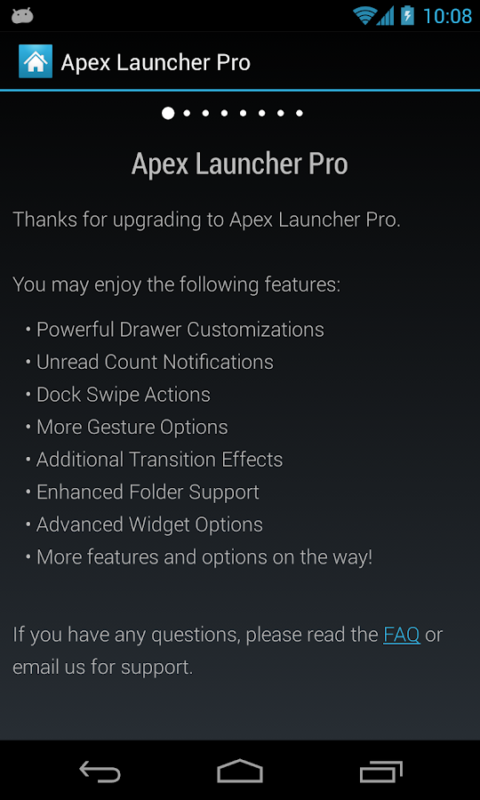 Apex Launcher Pro - screenshot