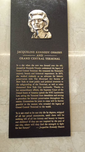 Jacqueline Kennedy Onassis And Grand Central Terminal