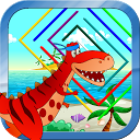 Dino Maze - Mazes for Kids mobile app icon